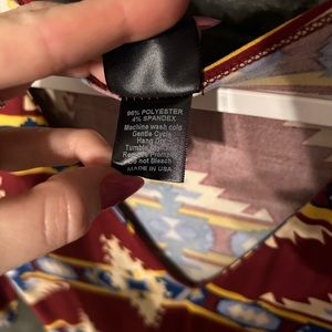 Aztec print maxi dress